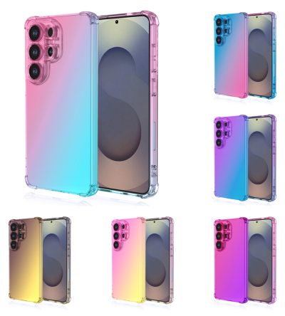 Samsung S26 / S26+ / S26 Ultra Tok, színátmenetes, ütésálló sarok, karcálló