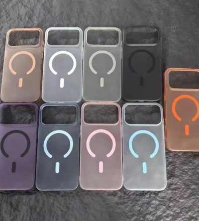 iPhone 17 / Pro / Max Ultravékony matt mágneses telefontok áttetsző, teljes kemény PC hátlappal